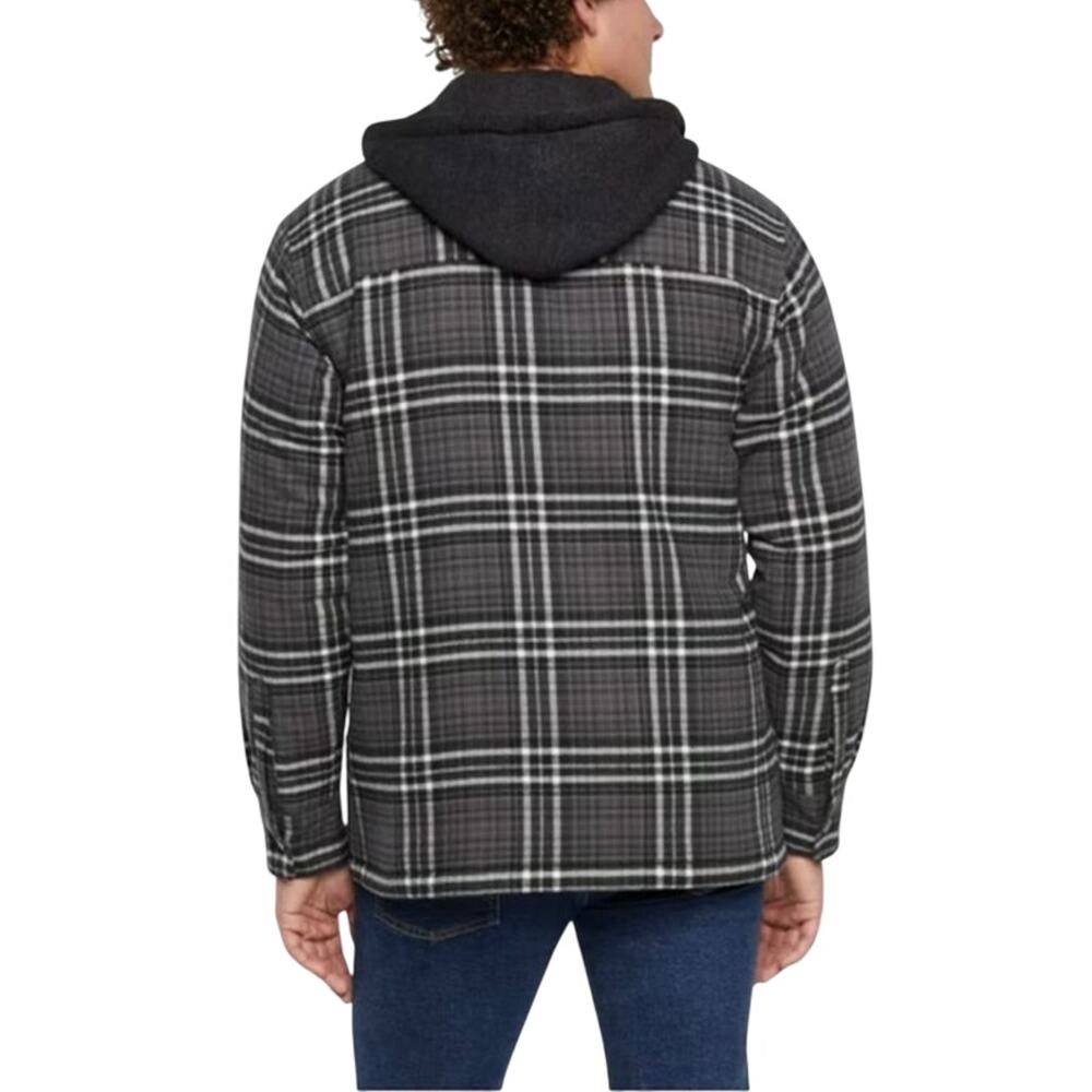 NWT Eddie Bauer Men's Lightweight Hooded Full Zip Shirt Jacket Size XL